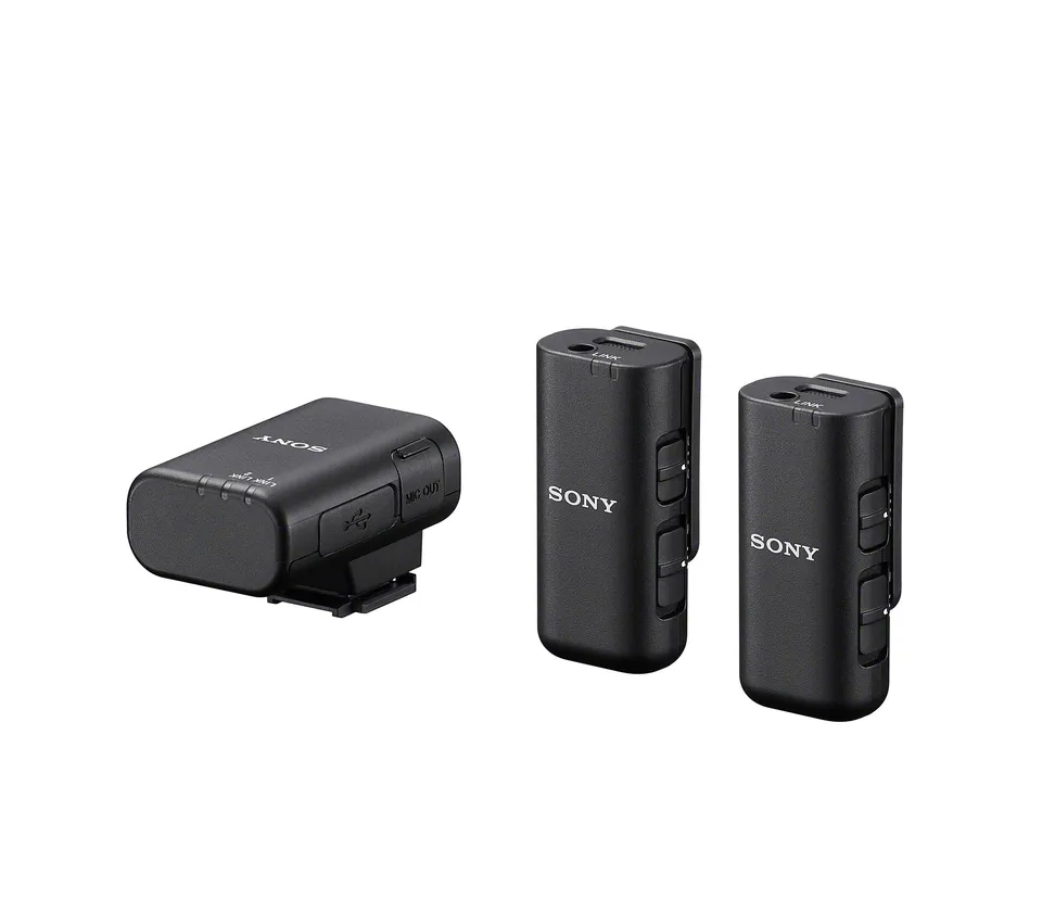 sony-ecm-w3-microfono-wireless-a-mano-e-lavalier-con-ricevitore-a-2-canali-e-cus image 1