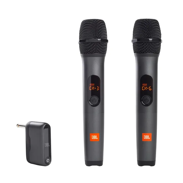 jbl-wireless-microphone-set-2-canali-uhf-con-ricevitore-6h-autonomia-per-karaoke image 1