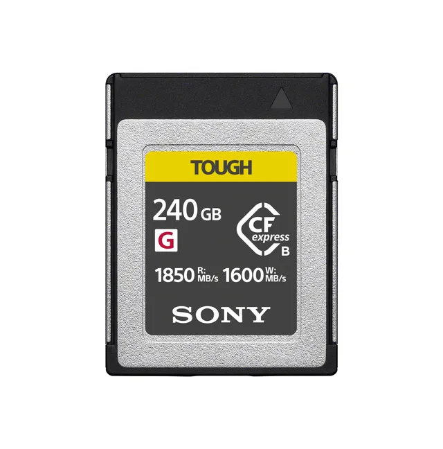 sony-cfexpress-type-b-240-gb-tough-cebg240t-scheda-di-memoria-ultra-veloce image 1