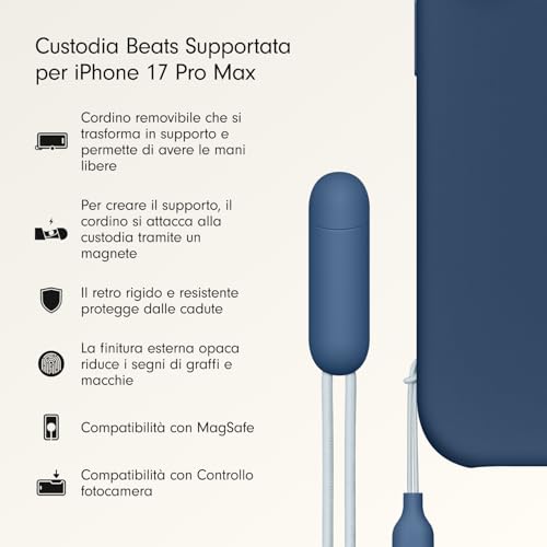 beats-custodia-rigida-per-iphone-17-pro-max-con-magsafe-e-cordino-supporto-blu-r image 8