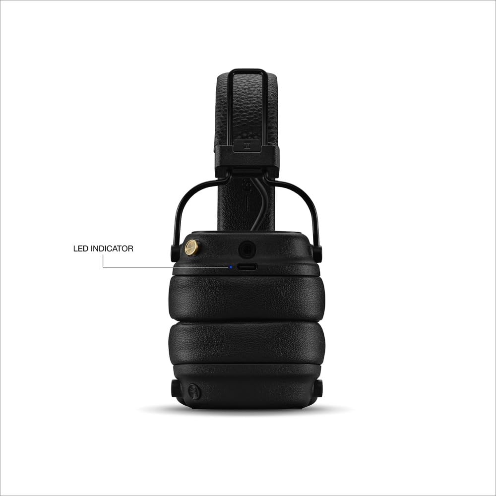 marshall-major-v-cuffie-wireless-bluetooth-100-ore-di-riproduzione-piega-pulsant image 8