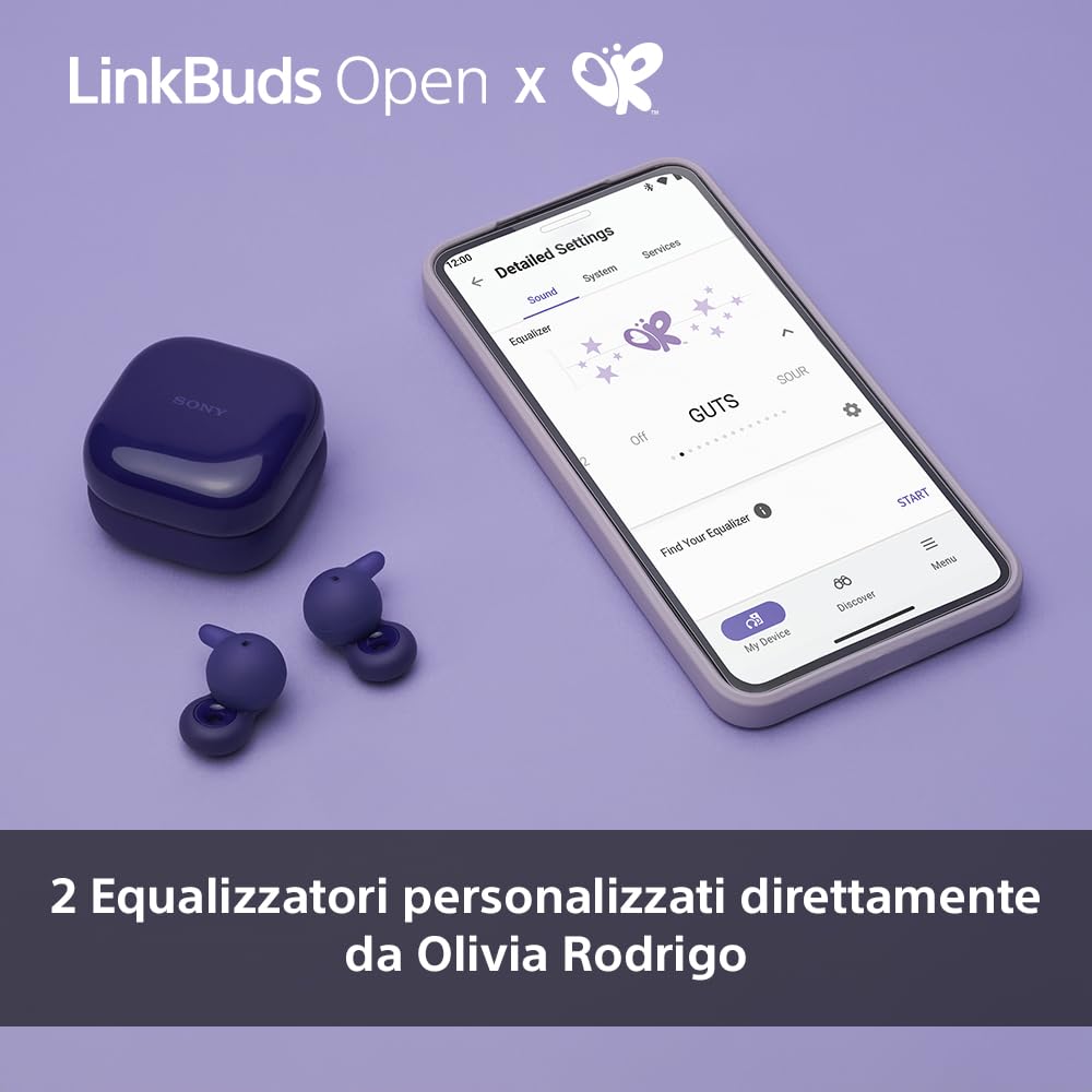 sony-linkbuds-open-x-olivia-rodrigo-cuffie-true-wireless-aperte-con-eq-personali image 3