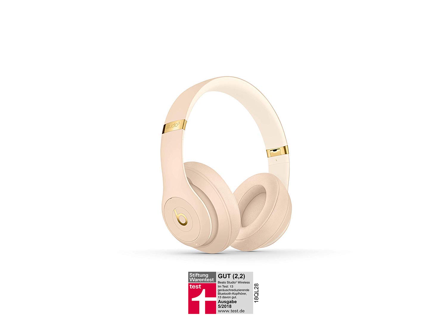 beats-studio3-wireless-cuffie-over-ear-con-cancellazione-attiva-del-rumore-beige image 5
