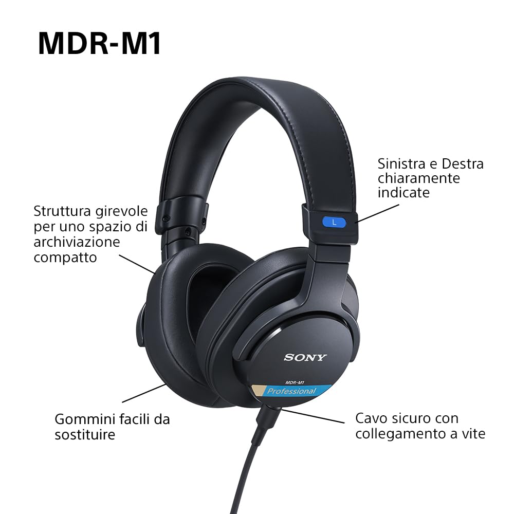 sony-mdr-m1-studio-cuffie-cablate-monitor-reference image 8