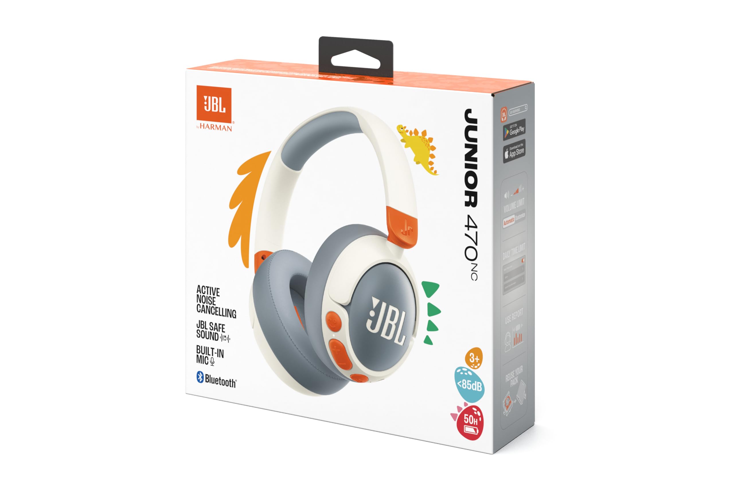 jbl-junior-470-nc-cuffie-over-ear-bluetooth-per-bambini-bianco image 8