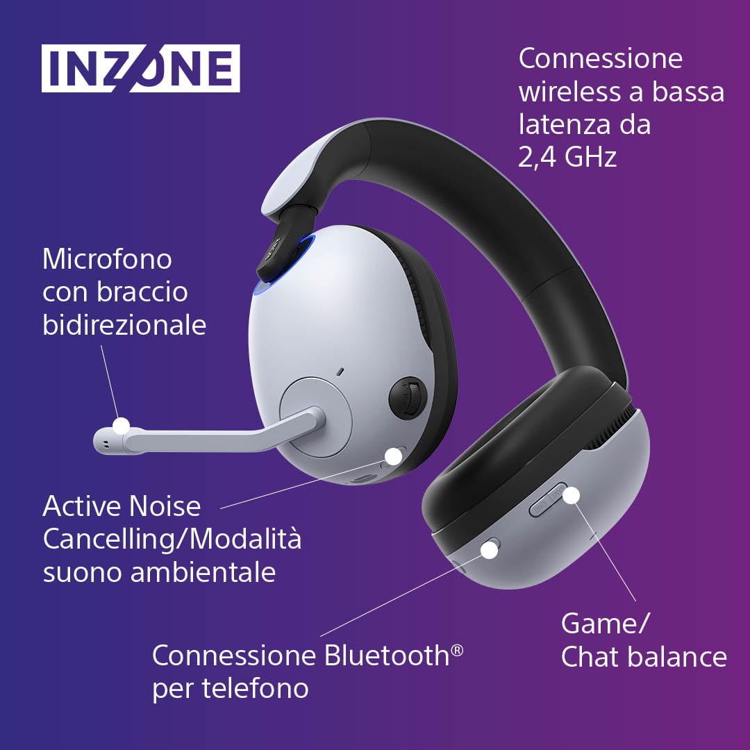 sony-inzone-h9-cuffie-gaming-wireless-con-noise-cancelling-360-spatial-sound-com image 7