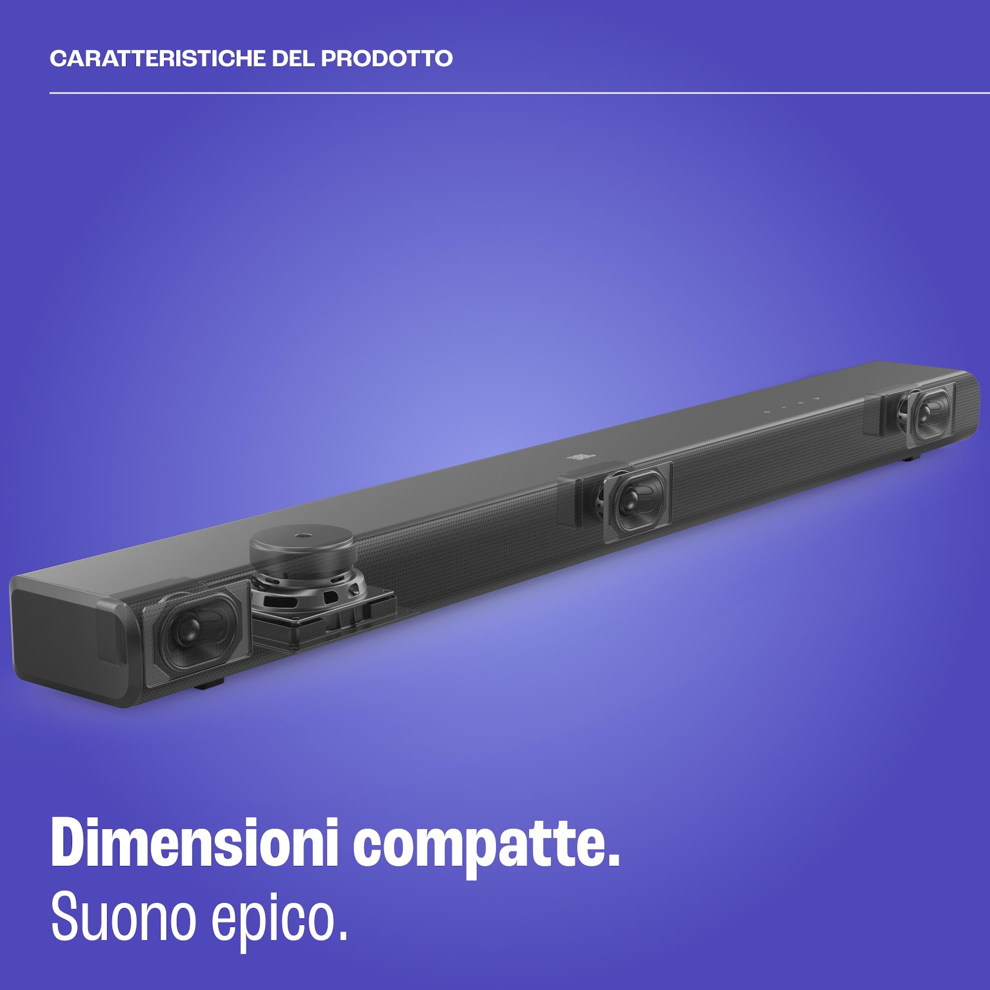 jbl-cinema-sb-550-soundbar-3-1-canali-con-subwoofer-wireless-dolby-atmos-250w-bl image 2