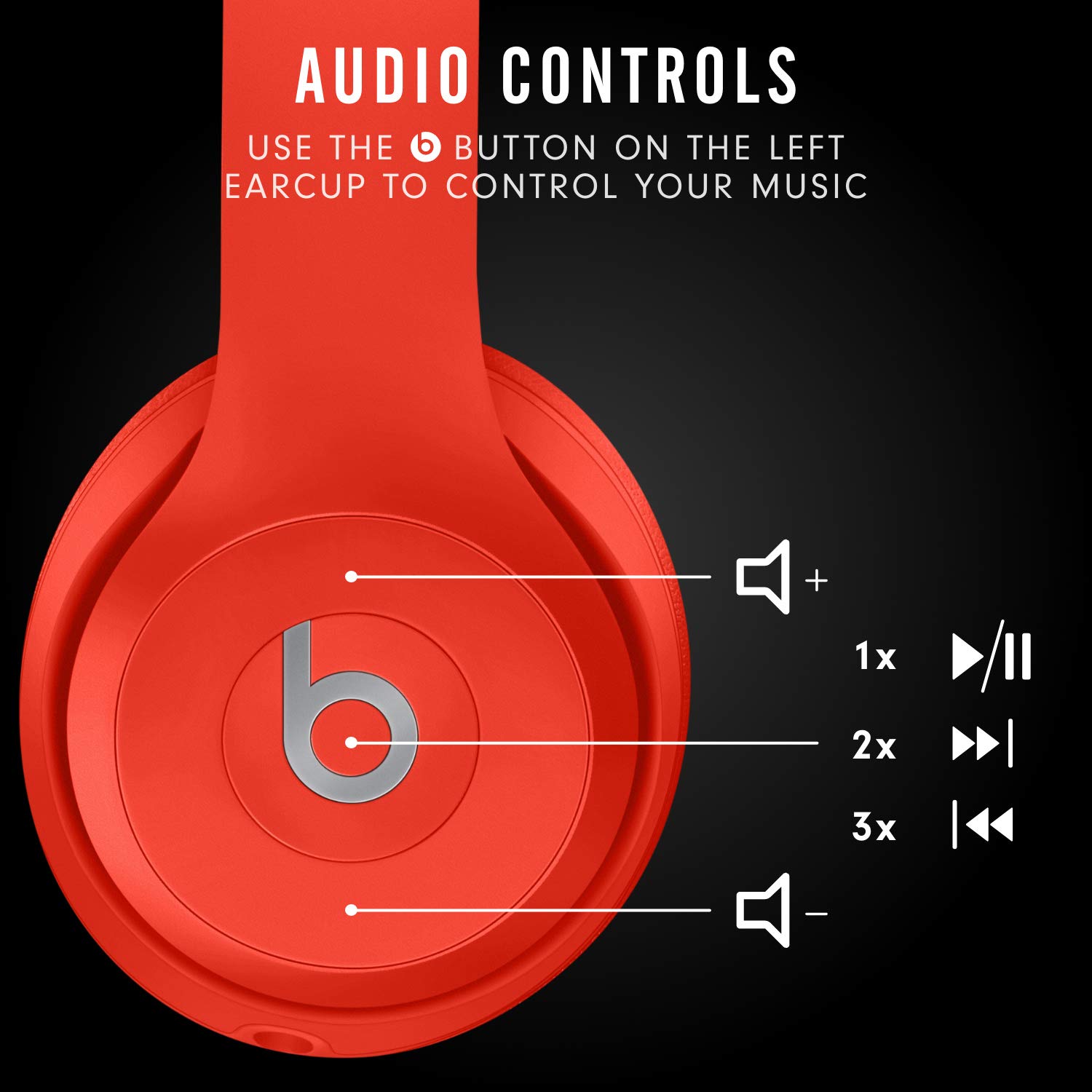 beats-solo3-wireless-cuffie-on-ear-con-chip-apple-w1-e-40-ore-di-batteria-rosso image 3