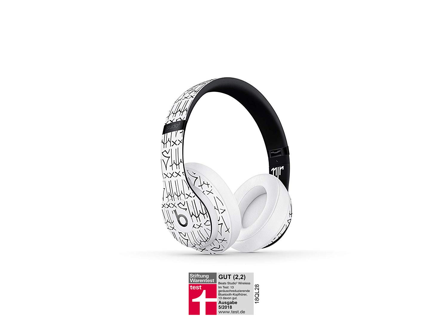 beats-studio3-wireless-cuffie-anc-edizione-neymar-jr-custom-bianco-pure-anc-chip image 5