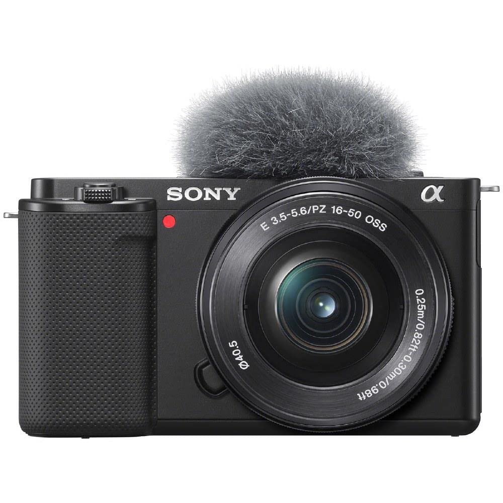 sony-zv-e10-fotocamera-vlogging-con-obiettivo-16-50mm-video-4k-display-orientabi image 1