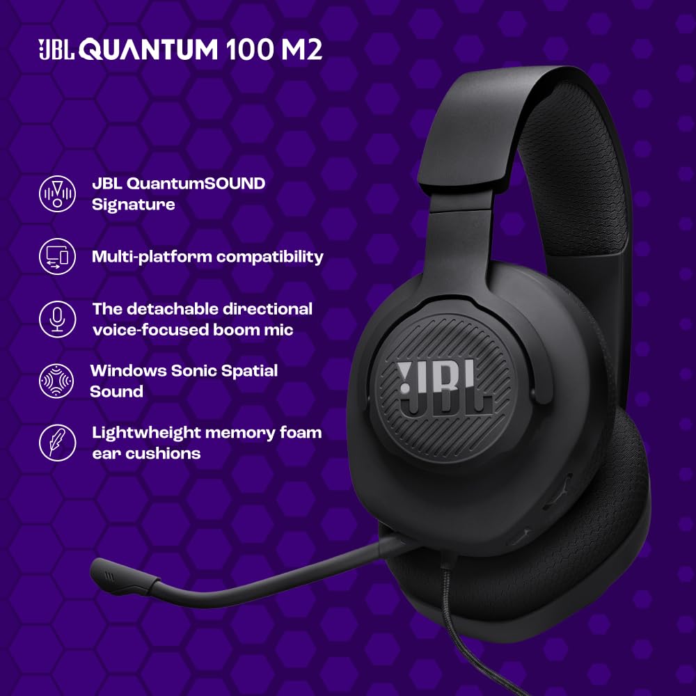 jbl-quantum-100m2-cuffie-gaming-over-ear-con-filo-nero image 3