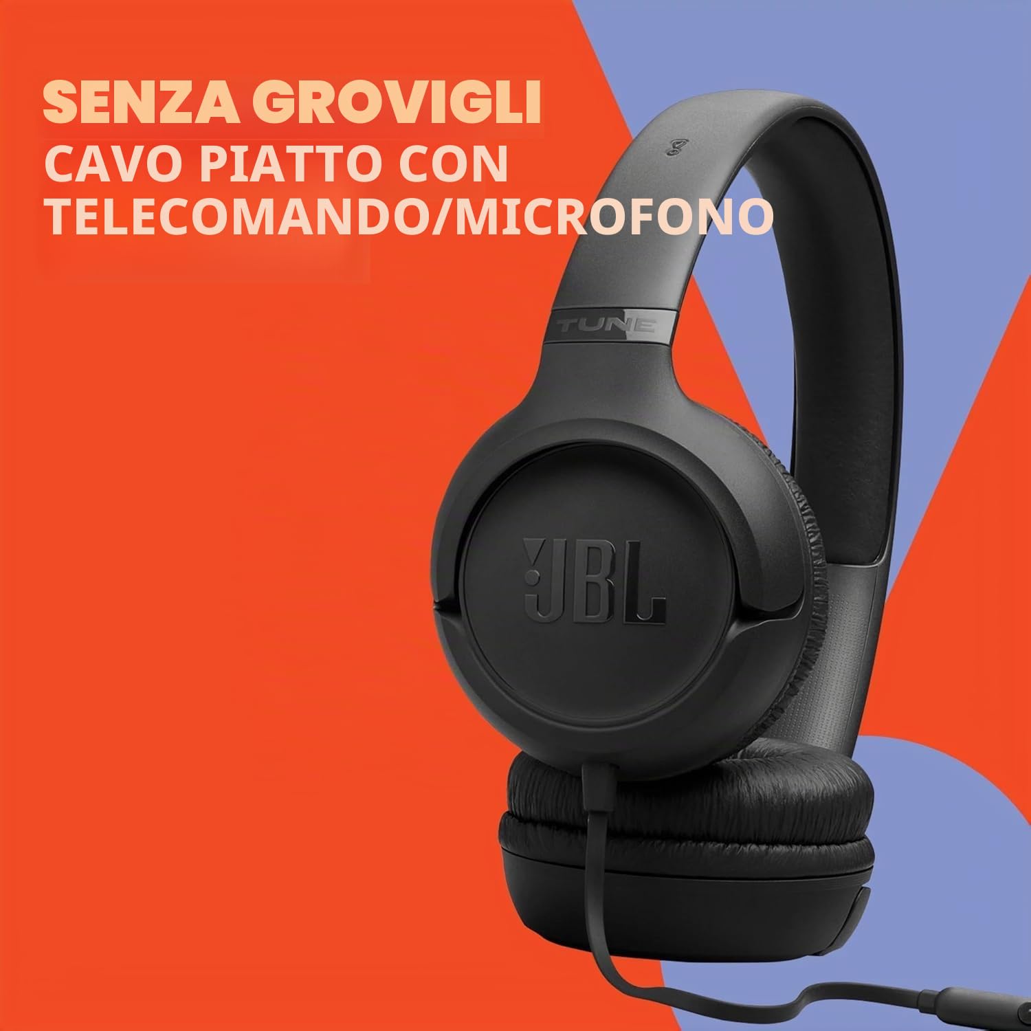 jbl-tune-530-cuffie-cablate-on-ear-con-jbl-pure-bass-microfono-integrato-design- image 6