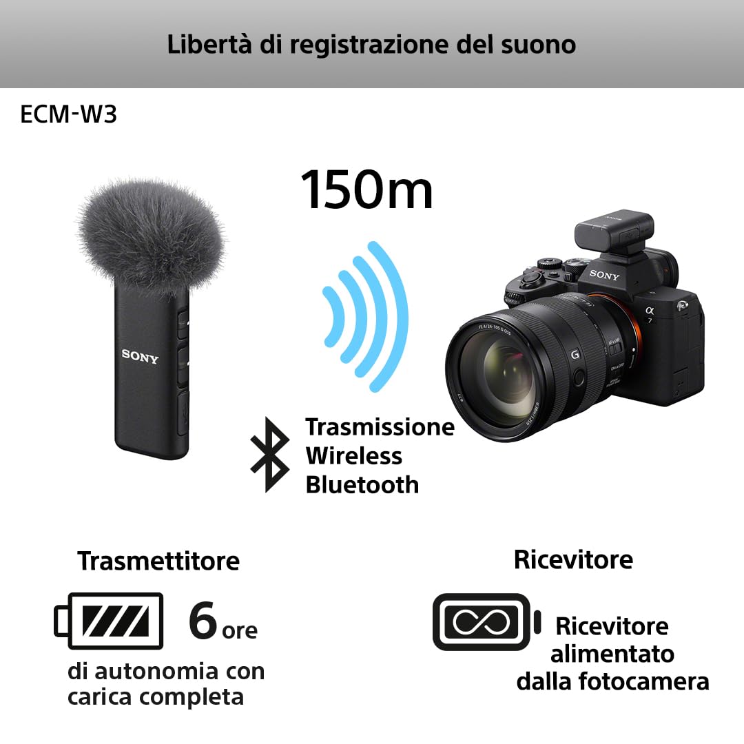 sony-ecm-w3-microfono-wireless-a-mano-e-lavalier-con-ricevitore-a-2-canali-e-cus image 3