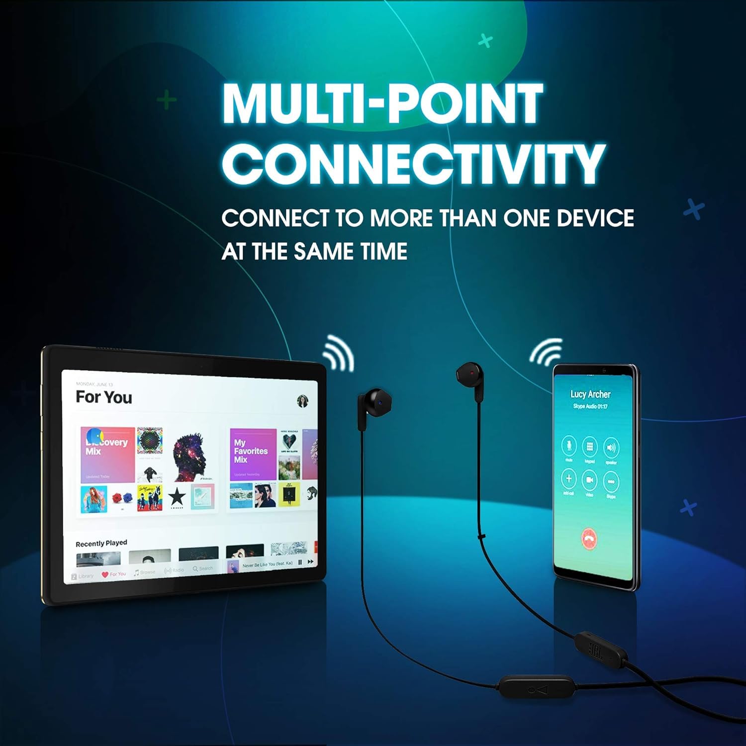 jbl-tune-215bt-cuffie-wireless-in-ear-bluetooth-5-0-con-microfono-16-ore-di-auto image 4
