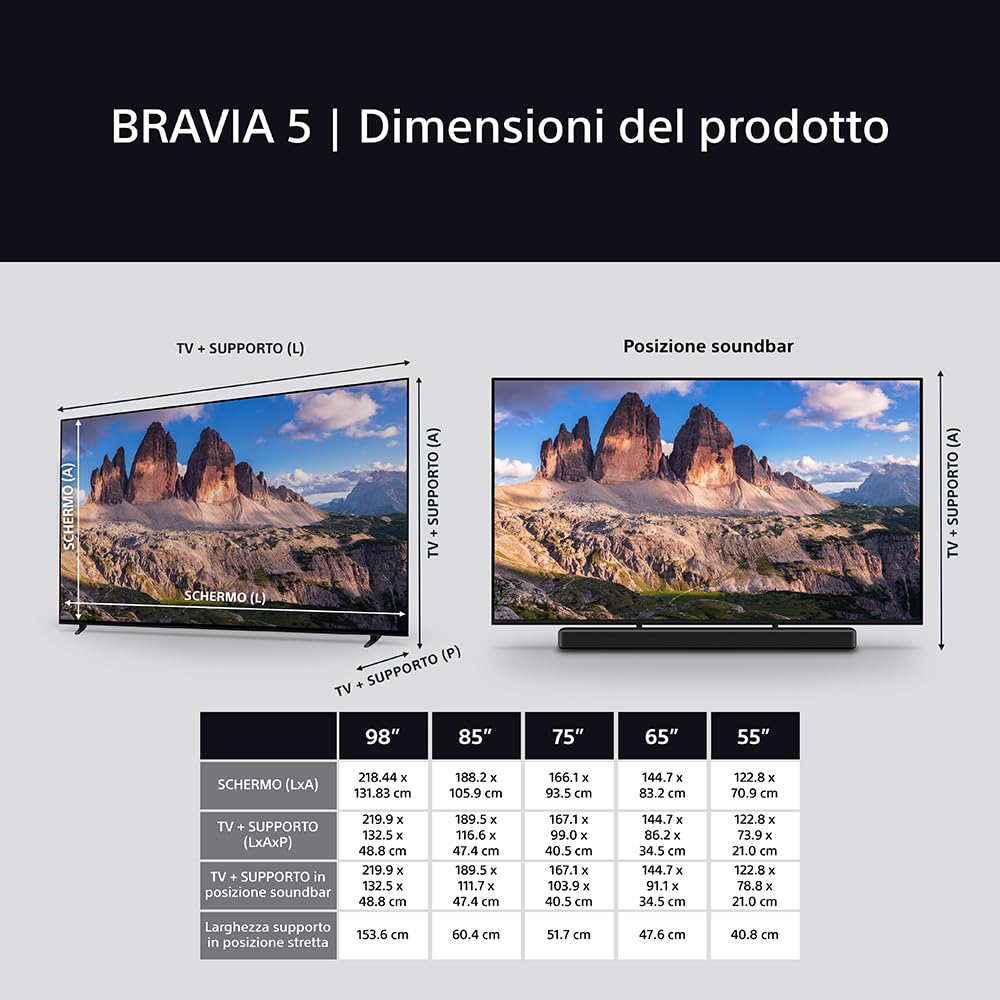 sony-bravia-5-tv-55-mini-led-4k-con-processore-ai-xr-acoustic-multi-audio-dolby- image 5