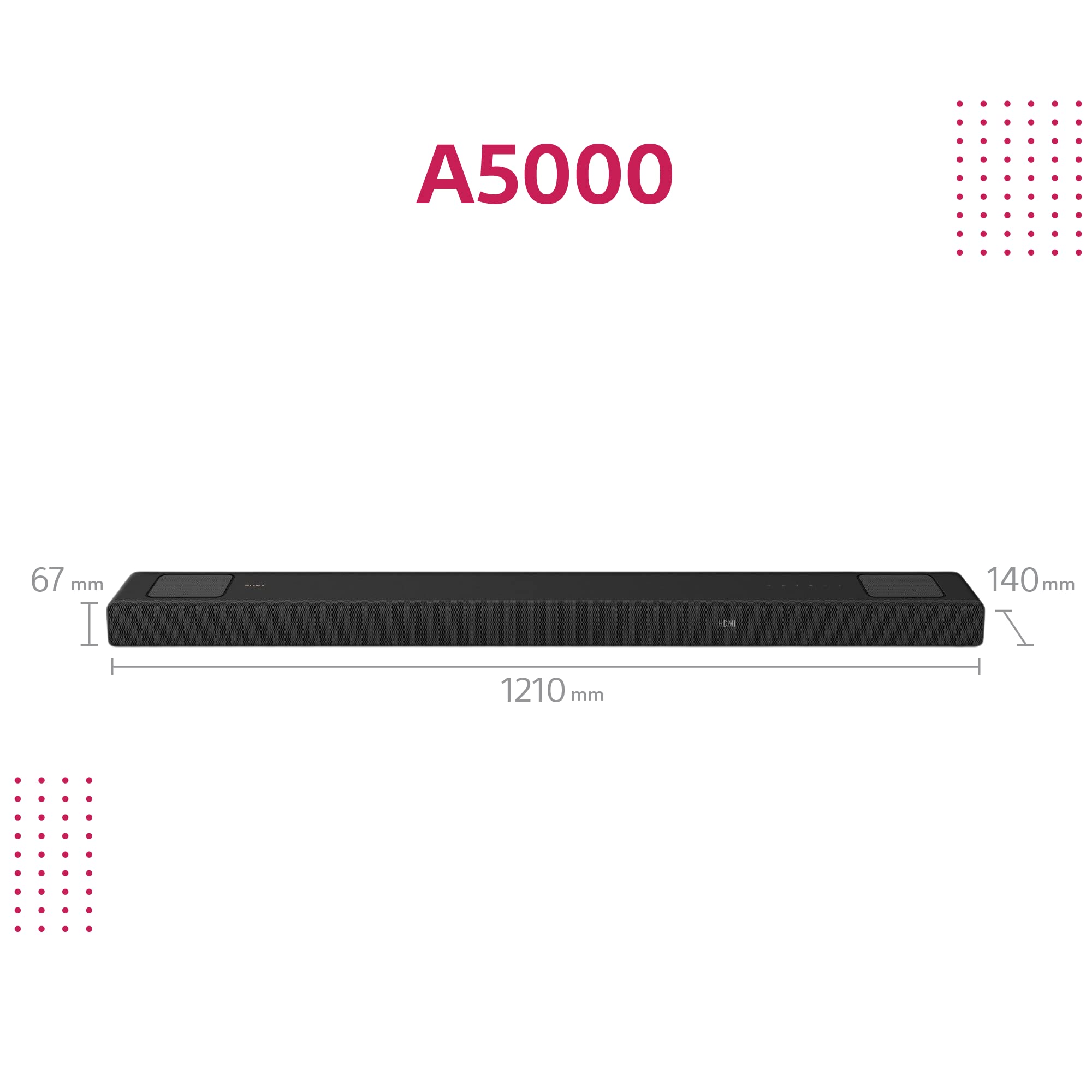 sony-ht-a5000-soundbar-dolby-atmos-5-1-2-canali-450w image 3