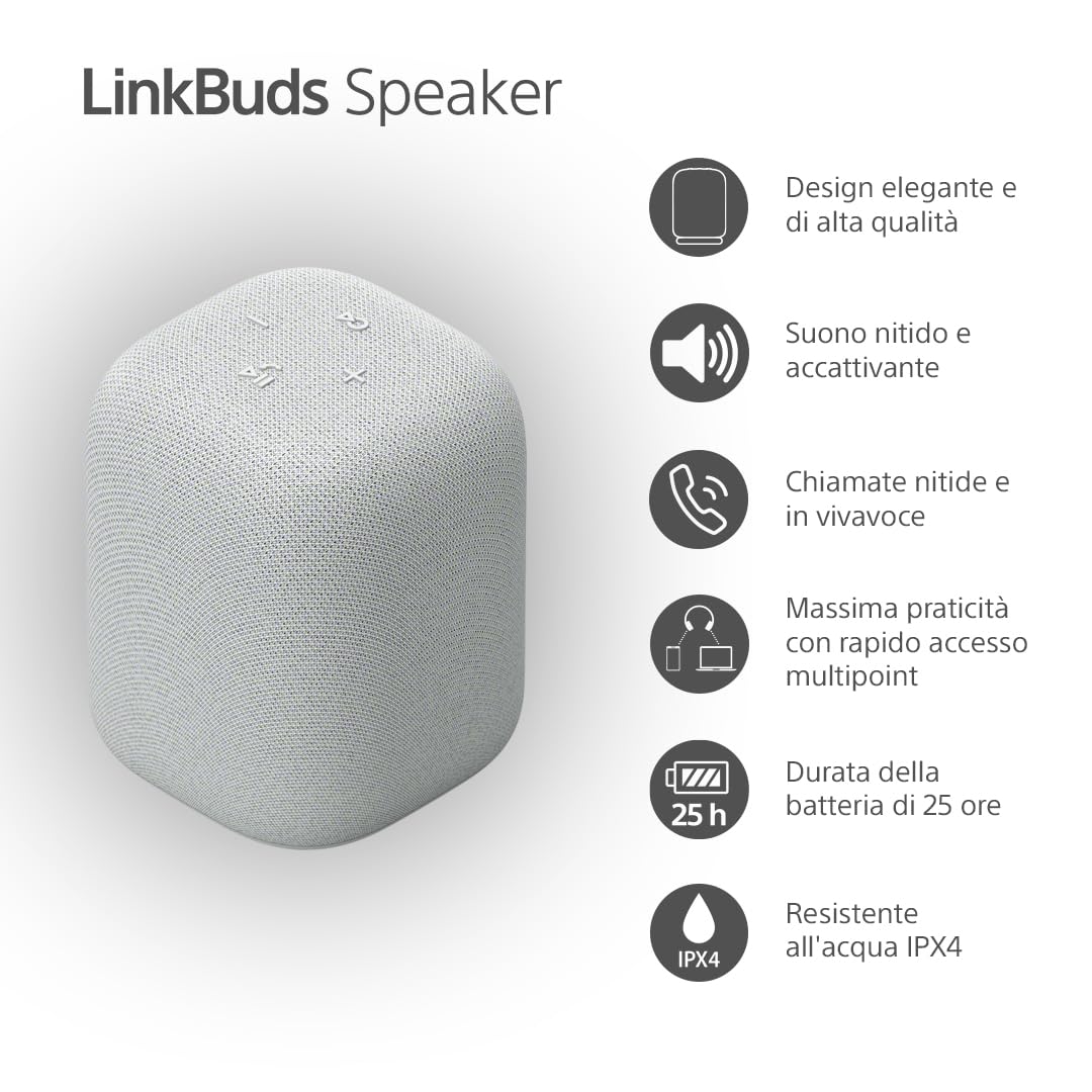 sony-linkbuds-speaker-altoparlante-portatile-bluetooth-light-grey image 2
