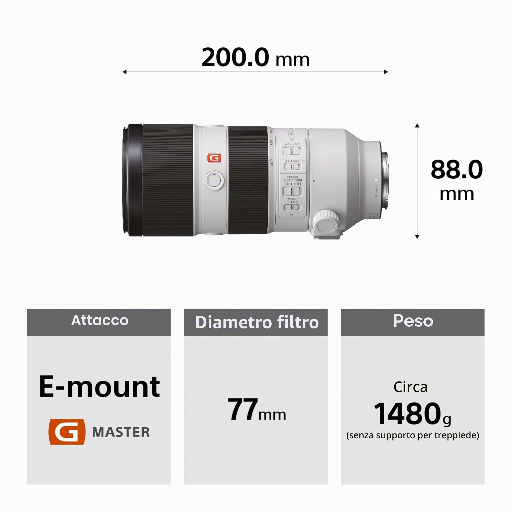 sony-sel70200gm-obiettivo-teleobiettivo-fe-70-200mm-f-2-8-gm-oss image 2
