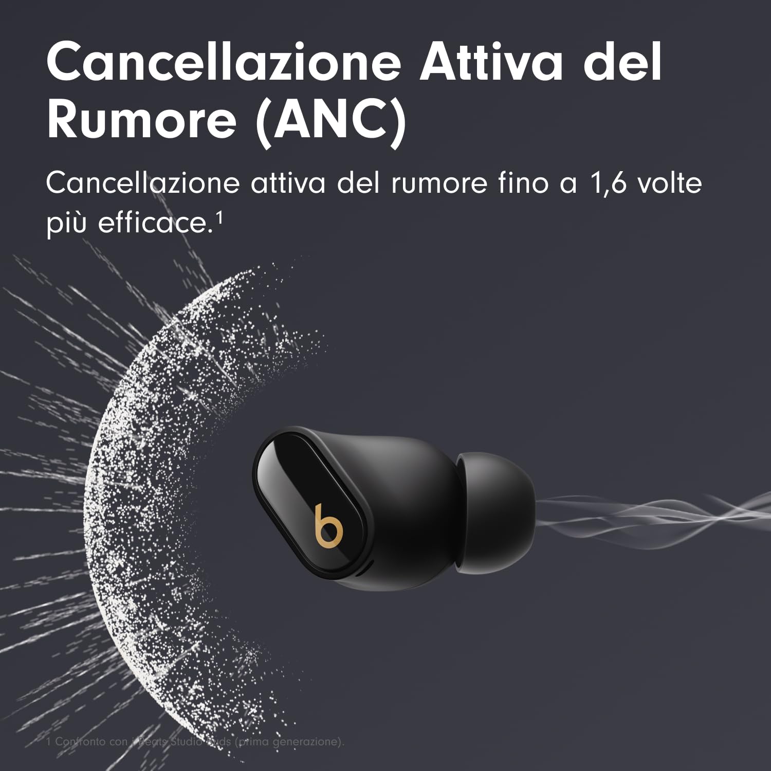 beats-studio-buds-auricolari-true-wireless-con-anc-nero-e-oro image 2