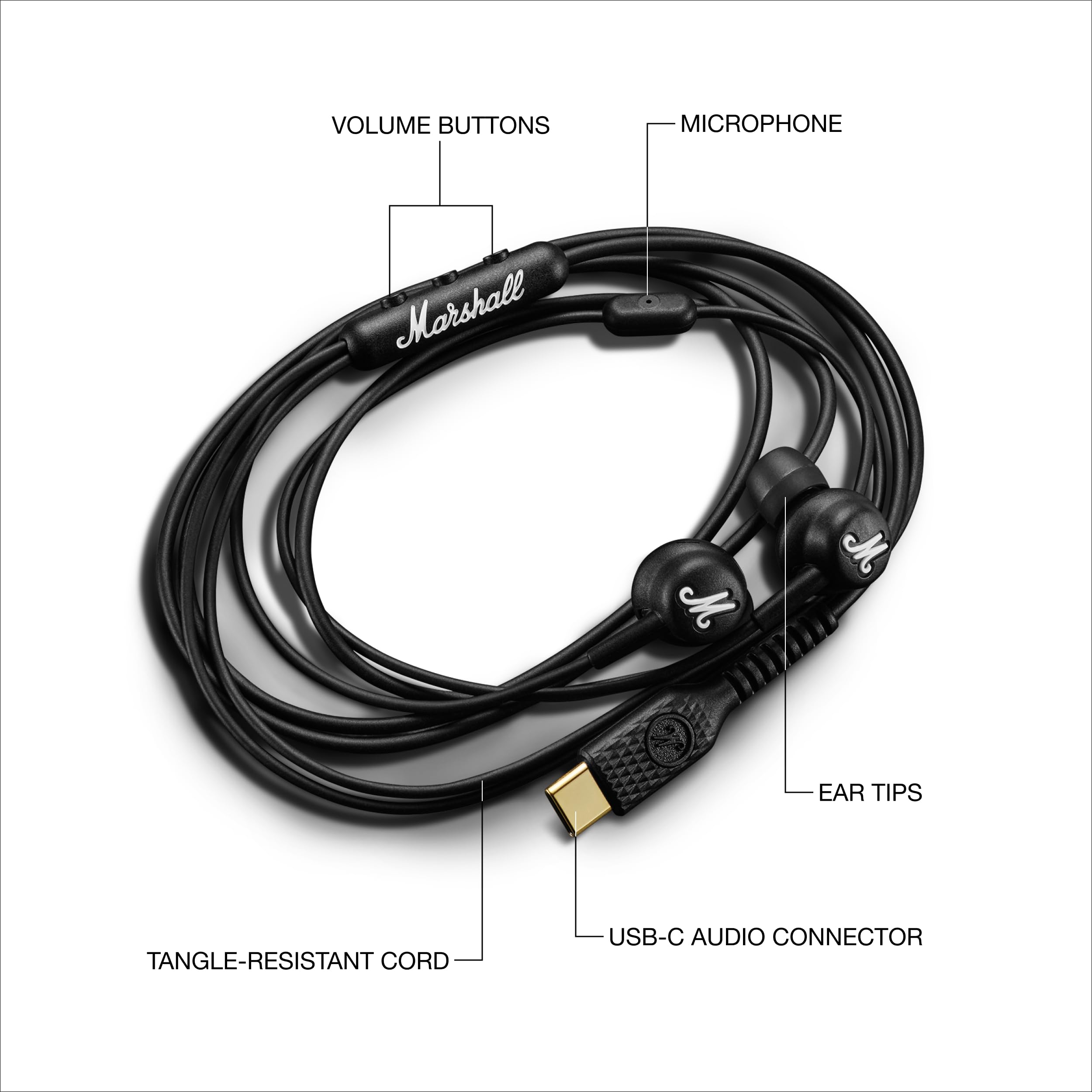 marshall-mode-usb-c-auricolari-in-ear-con-microfono-integrato-e-cavo-antigrovigl image 6