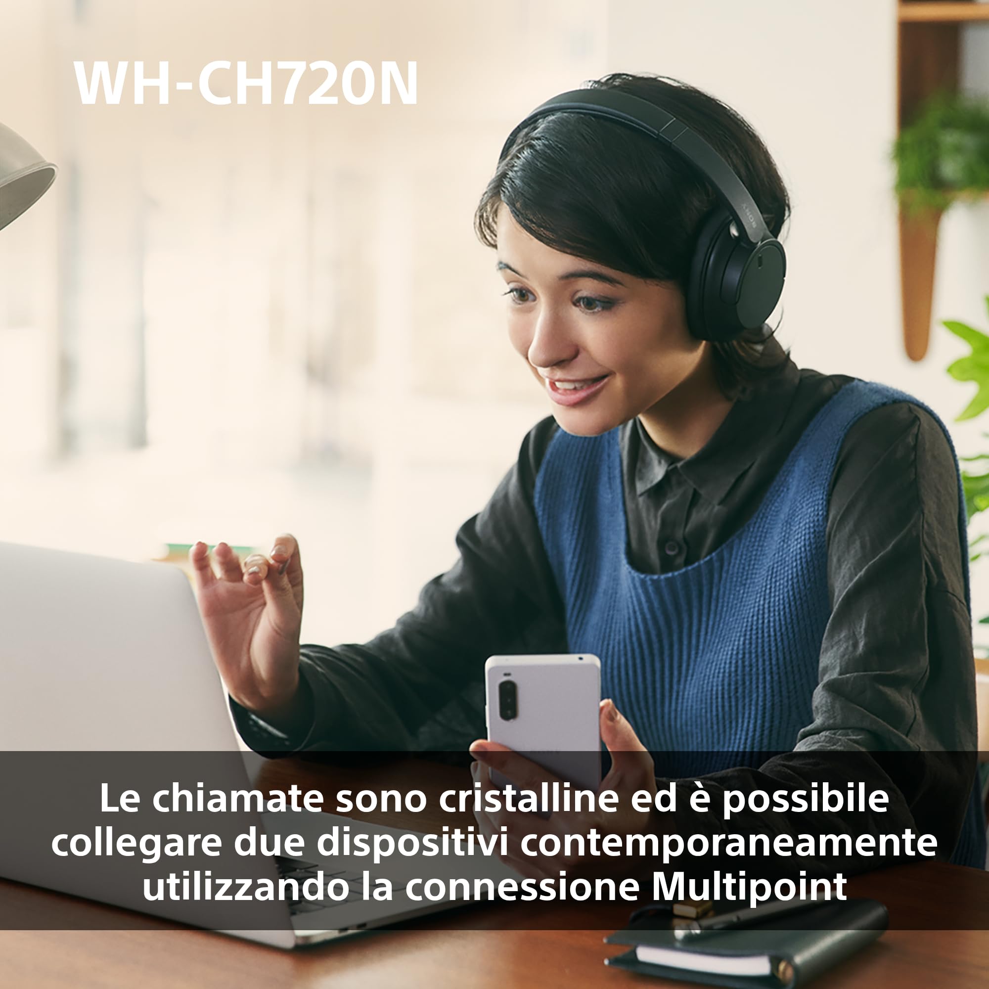 sony-wh-ch720n-cuffie-wireless-noise-cancelling-multipoint-35h-batteria-ricarica image 8