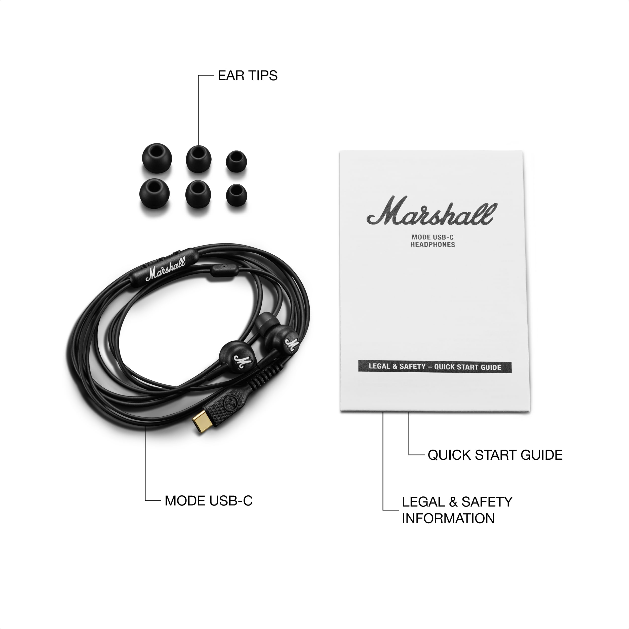 marshall-mode-usb-c-auricolari-in-ear-con-microfono-integrato-e-cavo-antigrovigl image 8