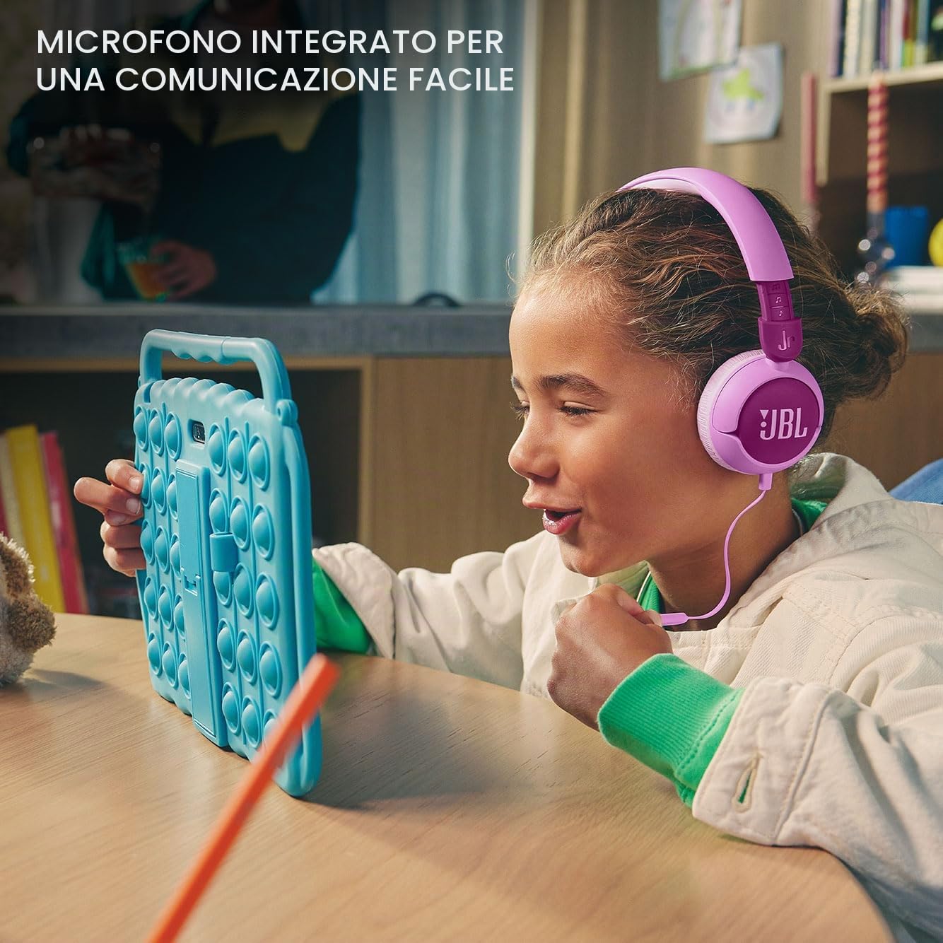 jbl-junior-320-cuffie-on-ear-cablate-per-bambini-blu-microfono-integrato-jbl-saf image 4