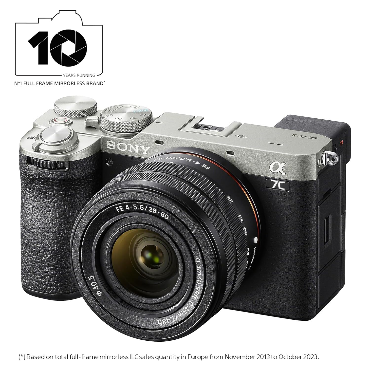 sony-alpha-7c-ii-mirrorless-full-frame-33mp-obiettivo-28-60mm-f4-5-6-argento image 5