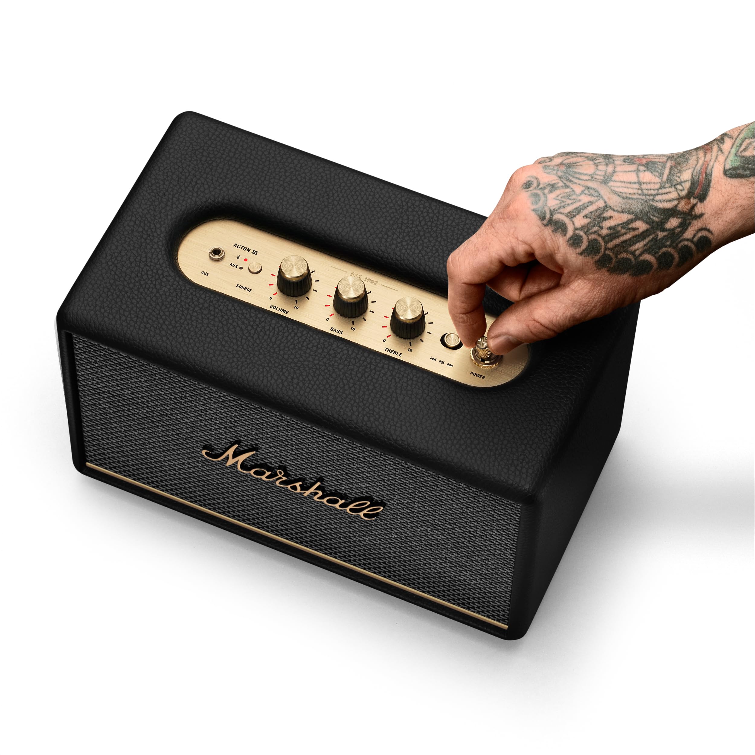 marshall-acton-iii-altoparlante-bluetooth-da-casa-nero image 7