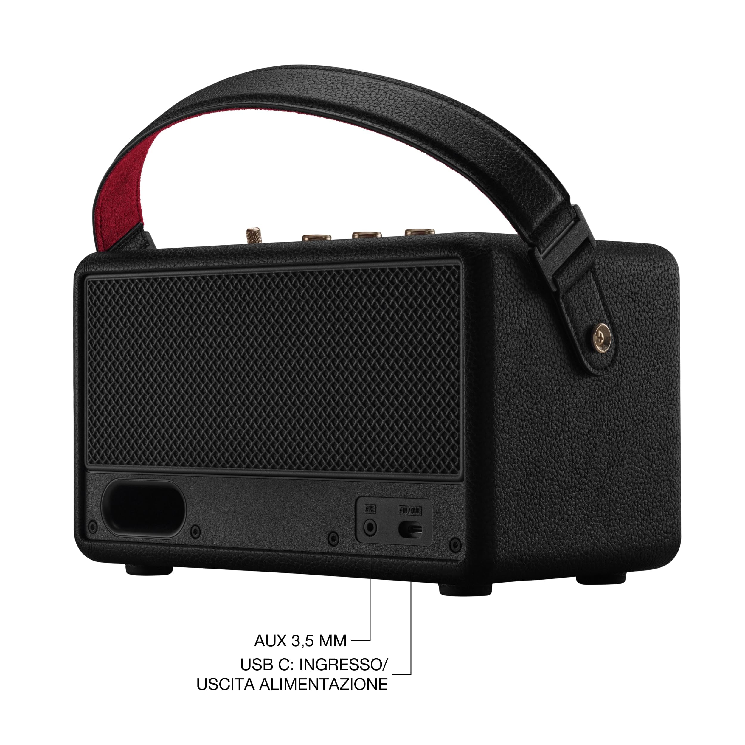 marshall-kilburn-iii-altoparlante-portatile-50-ore-di-riproduzione-nero-e-ottone image 8