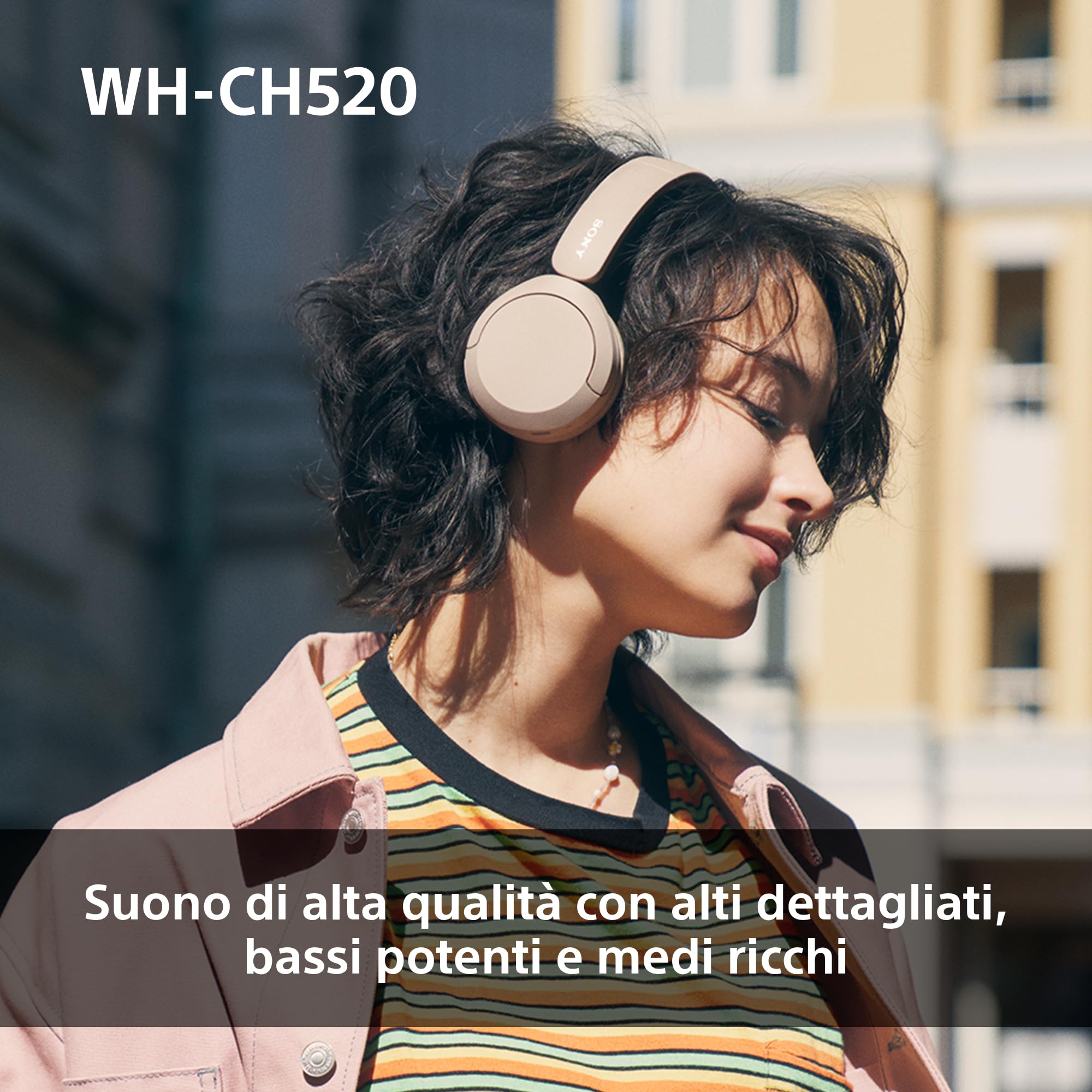 sony-wh-ch520-cuffie-wireless-on-ear-nero-50h-batteria-multipoint-dsee image 5