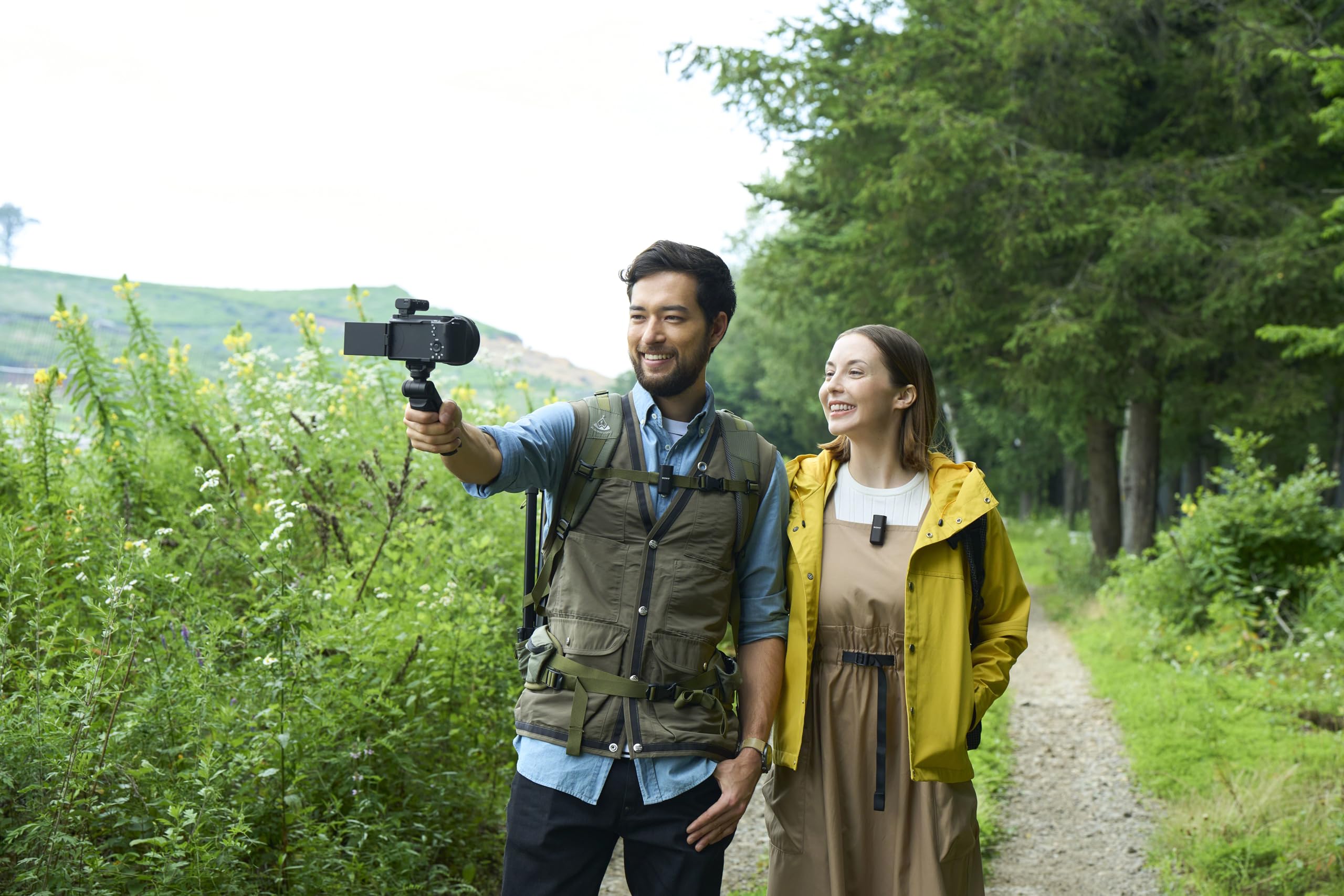 sony-ecm-w3-microfono-wireless-a-mano-e-lavalier-con-ricevitore-a-2-canali-e-cus image 5