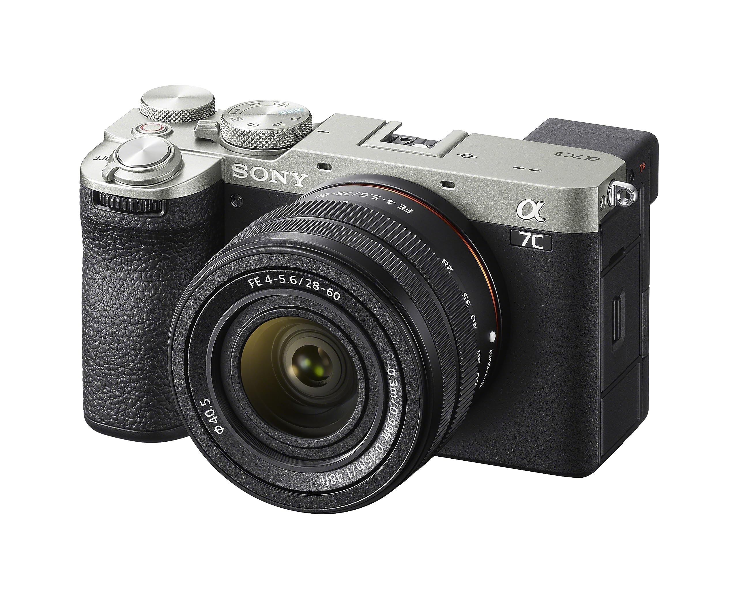 sony-alpha-7c-ii-mirrorless-full-frame-33mp-obiettivo-28-60mm-f4-5-6-argento image 2